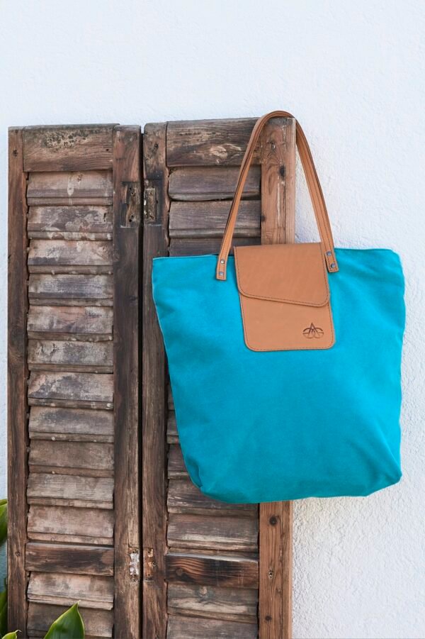 Tote bag Jaén turquesa
