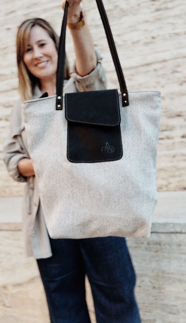 Tote bag Jaén Taupe Jaspeada